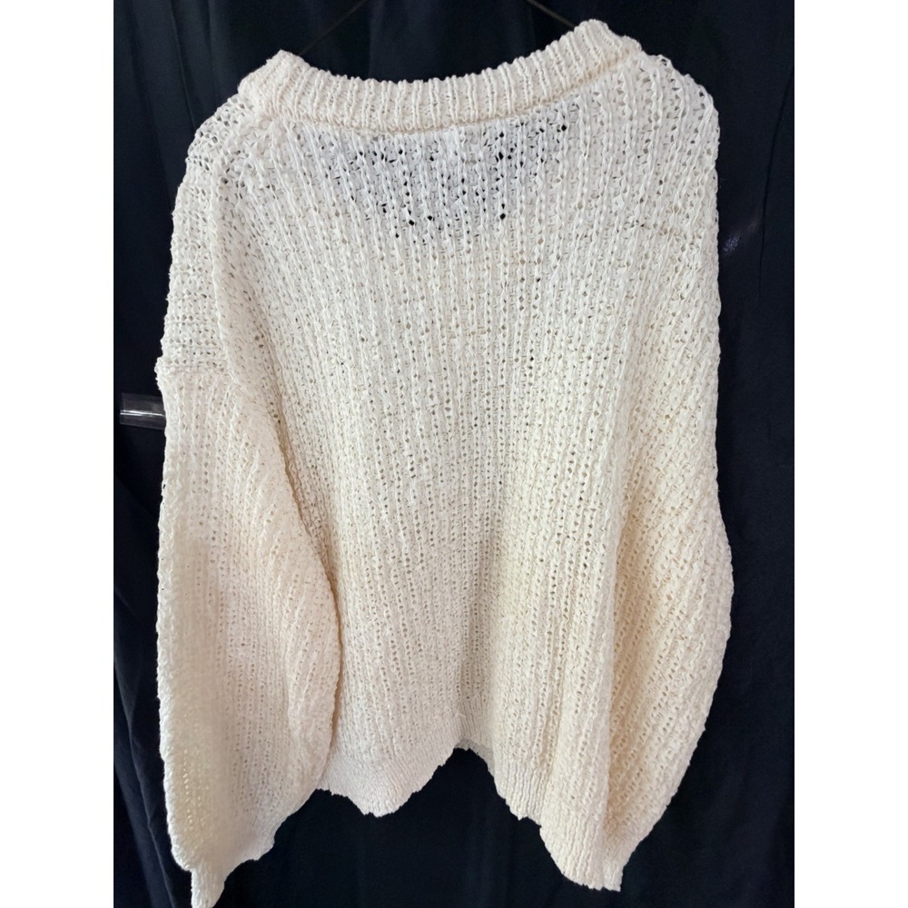 NWT  SZ  M  A NEW DAY CREAM SWEATER MEASUREMENTS IN DESCRIPTION‎ (3019) - Picture 2 of 6